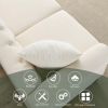 [Video] 79" Chesterfield Sofa Beige Velvet for Living Room, 3 Seater Sofa Tufted Couch with Rolled Arms and Nailhead for Living Room, Bedroom, Office