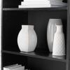 5-Shelf Bookcase with Adjustable Shelves, White