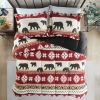Print Sherpa Comforter Set
